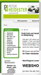 Mobile Screenshot of heidester.com