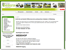 Tablet Screenshot of heidester.com